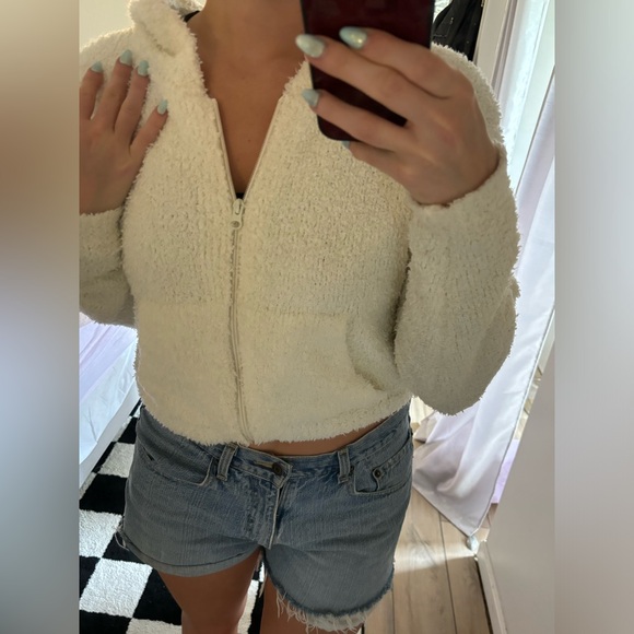 Skims cozy zip up hoodie - Picture 3 of 4